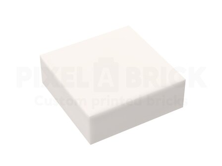 LEGO&reg; Tile 1x1 White Bedrukken