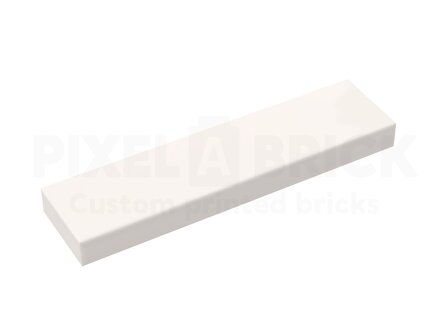 ✐ Tile 1x4 White Bedrukken