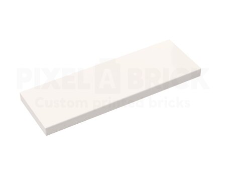 ✐ Tile 2x6 White Bedrukken 69729