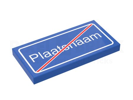 LEGO&reg; Plaatsnaam Uit 2x4