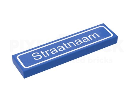 LEGO&reg; Straatnaam 1x4