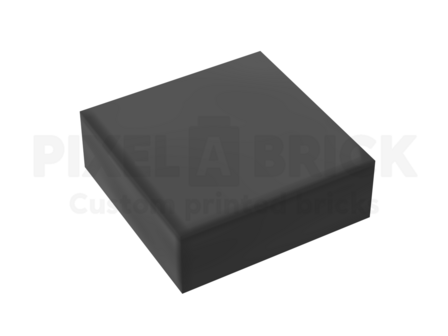 ✐ Tile 1x1 Black Bedrukken