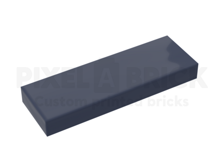 ✐ Tile 1x3 Dark Blue Bedrukken