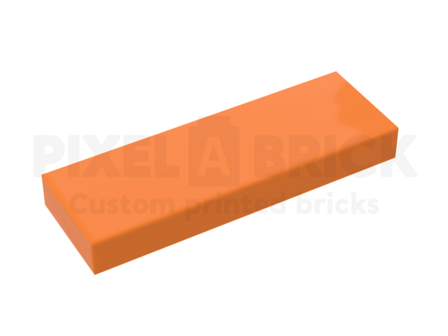 ✐ Tile 1x3 Orange Bedrukken