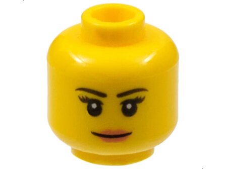 Minifigure Hoofd Vrouw