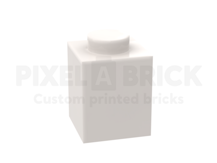 ✐ Brick 1x1 White Bedrukken 3005