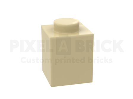 ✐ Brick 1x1 Tan Bedrukken 3005