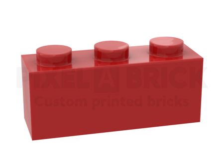 ✐ Brick 1x3 Red Bedrukken 3622