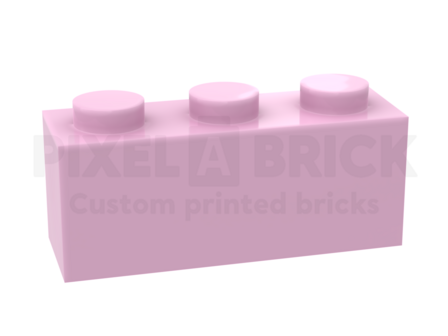 ✐ Brick 1x3 Bright Pink Bedrukken 3622