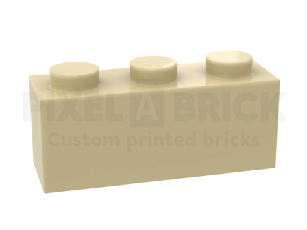 ✐ Brick 1x3 Tan Bedrukken 3622