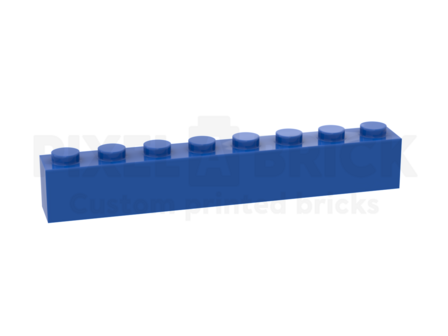 ✐ Brick 1x8 Blue Bedrukken 3008