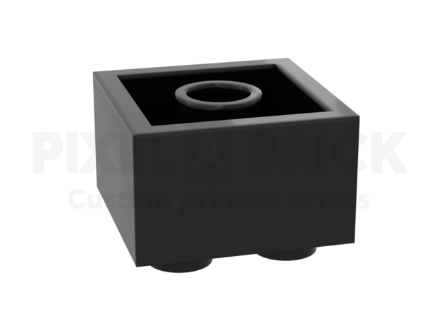 ✐ Brick 2x2 Black Bedrukken