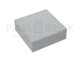 ✐ Tile 1x1 Light Gray Bedrukken