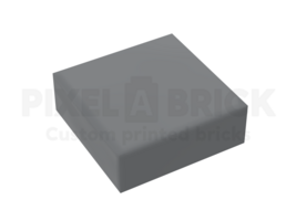 ✐ Tile 1x1 Dark Gray Bedrukken