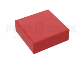 ✐ Tile 1x1 Red Bedrukken