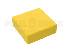 ✐ Tile 1x1 Yellow Bedrukken