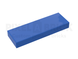 ✐ Tile 1x3 Blue Bedrukken