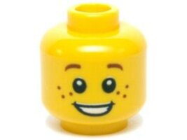 Minifigure Hoofd Kind Blij