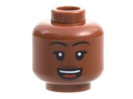 Minifigure Hoofd Vrouw Blij