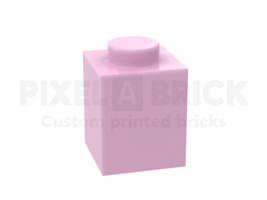 ✐ Brick 1x1 Bright Pink Bedrukken 3005