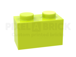 ✐ Brick 1x2 Lime Bedrukken 3004