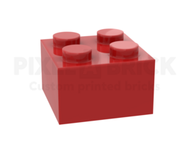 ✐ Brick 2x2 Red Bedrukken 3003