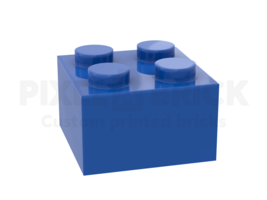 ✐ Brick 2x2 Blue Bedrukken 3003