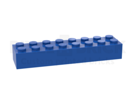 ✐ Brick 2x8 Blue Bedrukken 3007